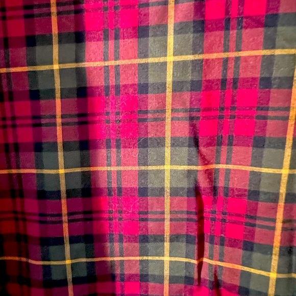 LL Bean Mens 100% cotton plaid shirt size XXL - Picture 3 of 3